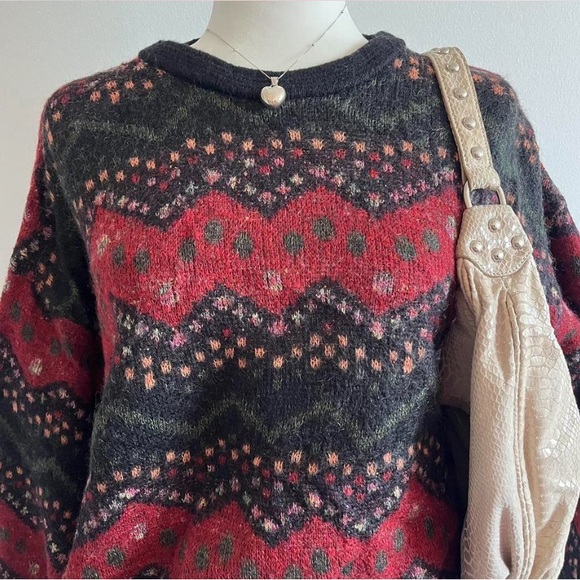 Vintage Patterned Sweater - Picture 2 of 7